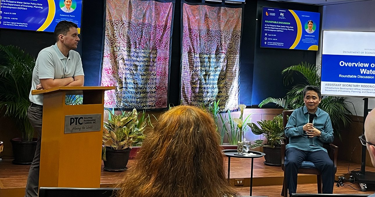 Roundtable Discussion on Philippine Water Sector Policy Note with DEPDev