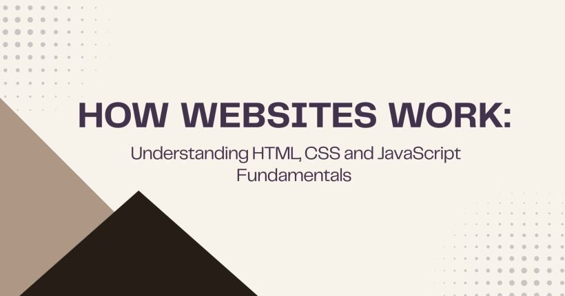 How Websites Work Understanding HTML, CSS and JavaScript Fundamentals